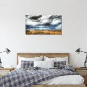 'Storm nadert' weerfoto Canvas Afdruk (Insitu (Slaapkamer))