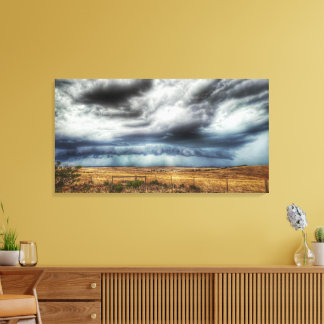 'Storm nadert' weerfoto Canvas Afdruk