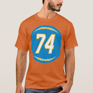 Storm Norton Nummer 74 Jersey Los Angeles Chargers T-shirt