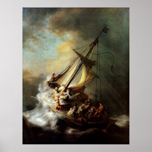 Storm on the Sea of Galilee Poster (Voorkant)