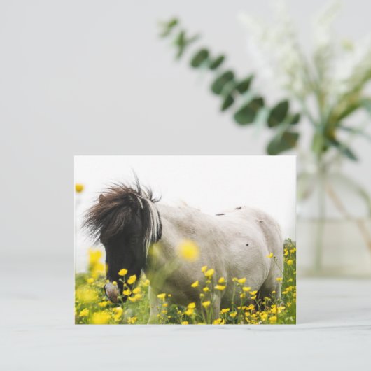 Storm op een briefkaart (Staand voorkant)