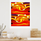 Storm op een verre ster kunst poster (Keuken)