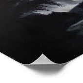 "storm op het meer" 16x20 canvasafdruk poster (Hoek)