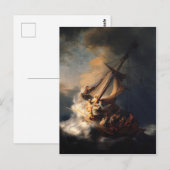 Storm op het Meer van Galilea Briefkaart (Voorkant / Achterkant)