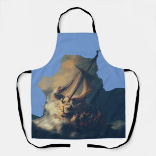 Storm op het Meer van Galilea door Rembrandt Kunst Schort