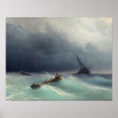 Storm op Zee Poster (Voorkant)