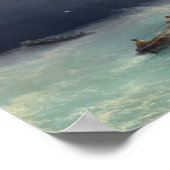 Storm op Zee Poster (Hoek)