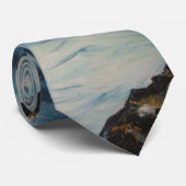 Storm op Zee Stropdas (Opgerold)