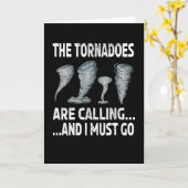 Storm orkaan Storm Lover Tornado Chasing Kaart (Gele Bloem)