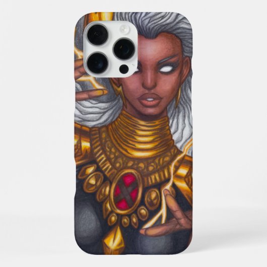 Storm ~ Ororo Munroe iPhone Hoesje (Achterkant)