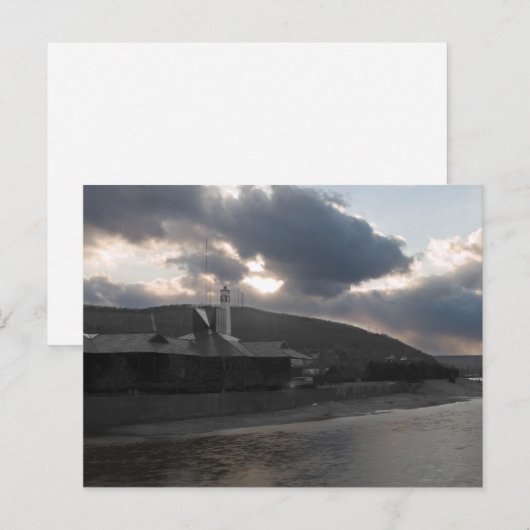 storm over Corning Briefkaart (Voorkant / Achterkant)