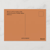 Storm over de bergen van Oklahoma Briefkaart (Achterkant)