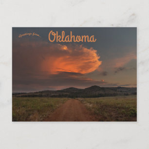 Storm over de bergen van Oklahoma Briefkaart