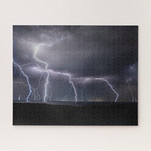 Storm over de oceaan, foto van 520 stuks legpuzzel (Horizontaal)