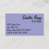 Storm over de Prairie Outdoor Guide Bezetting Visitekaartje (Achterkant)