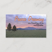 Storm over de Prairie Outdoor Guide Bezetting Visitekaartje (Voorkant)