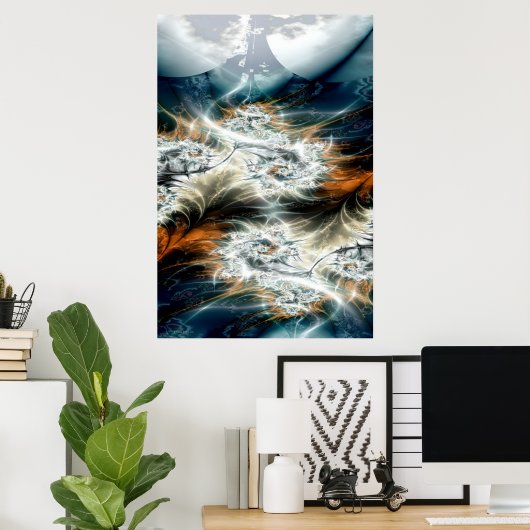 storm over de vallei poster (Thuiskantoor)