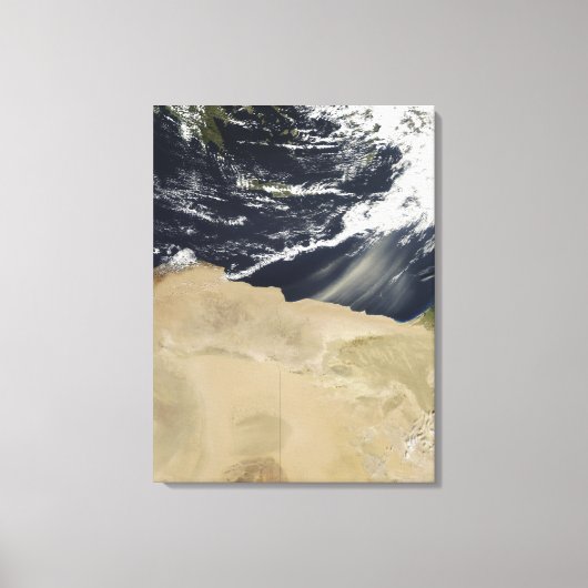 Storm over Egypte Canvas Afdruk (Voorkant)