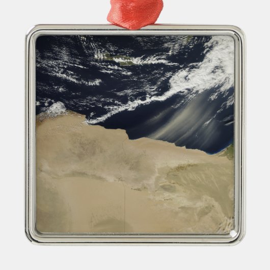 Storm over Egypte Metalen Ornament (Voorkant)