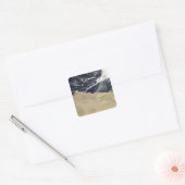 Storm over Egypte Vierkante Sticker (Envelop)