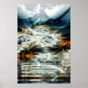 storm over het bergmeer poster