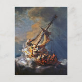 Storm over het Zee van Galilea Briefkaart (Voorkant)