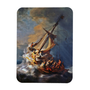 Storm over het Zee van Galilea Magneet