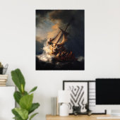 Storm over het Zee van Galilea Poster (Thuiskantoor)