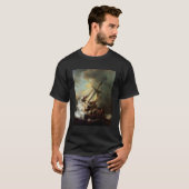 Storm over het Zee van Galilea T-shirt (Voorkant volledig)