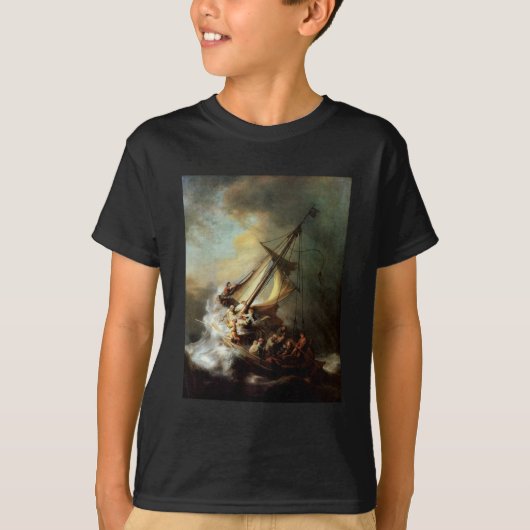 Storm over het Zee van Galilea T-shirt (Voorkant)