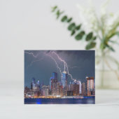 Storm over New York City Briefkaart (Staand voorkant)