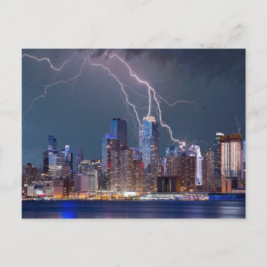 Storm over New York City Briefkaart (Voorkant)