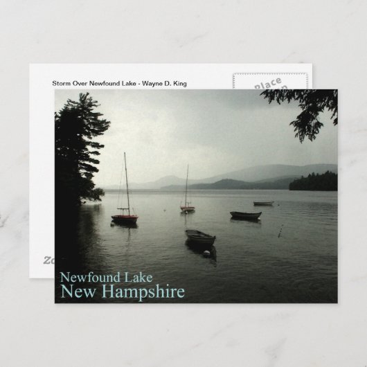 Storm over Pas ontdekt Meer Briefkaart (Voorkant / Achterkant)