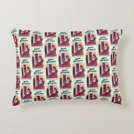 Storm pasta Green Accent Pillow Kussen