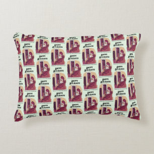 Storm pasta Green Accent Pillow Kussen
