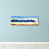 Storm piek canvas afdruk (Insitu (Houten vloer))