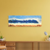 Storm piek canvas afdruk (Insitu (Woonkamer))