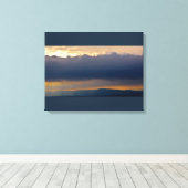 Storm plankwolk Hot Springs National Park AR Canvas Afdruk (Insitu (Houten vloer))