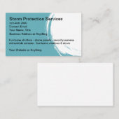 Storm Protection producten en diensten Visitekaartje (Voorkant / Achterkant)