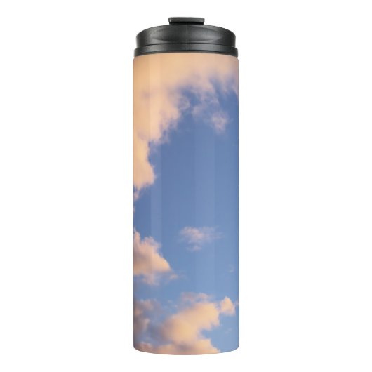 Storm-randen - wolken thermosbeker (Voorkant)