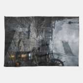 Storm Residue — Pirate Ship Aftermath Theedoek (Horizontaal)