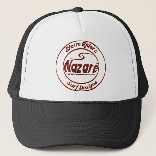 Storm Riders Nazaré Surf Designs cap Trucker Pet (Voorkant)