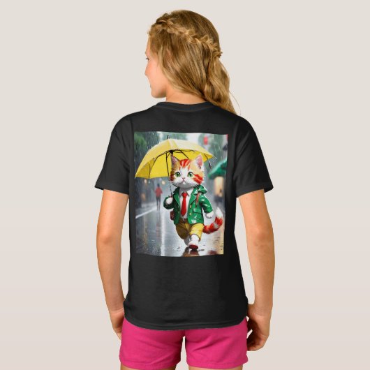 Storm Runner: de T-shirts van de demon (Achterkant volledig)