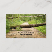 Storm schade - boomchirurg - boomkweker visitekaartje (Voorkant)