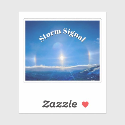 Storm Signal Sundog Sticker (Vel)