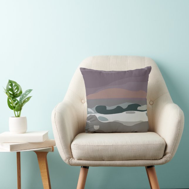 Storm Sky Cloud Zee Waves Ocean Seascape Kussen (Stoel)