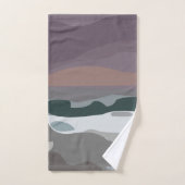 Storm Sky Cloud Zee Waves Trendy Badkamer Bad Handdoek (Handdoek)