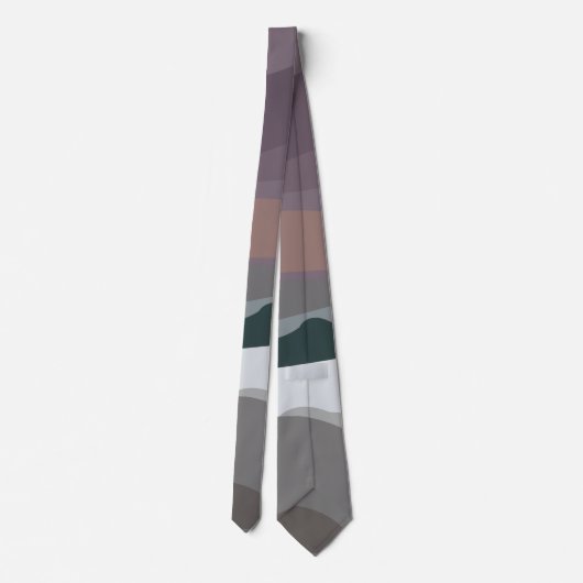 Storm Sky Clouds Zee Waves Weer Meteoroloog Stropdas (Achterkant)