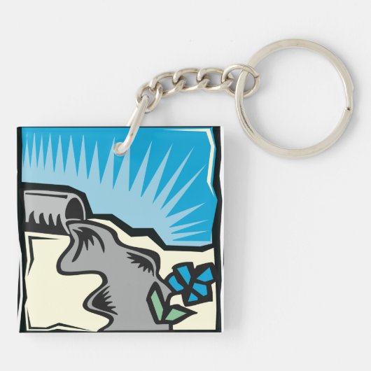 Storm Sleutelhanger waterleiding (Achterkant)