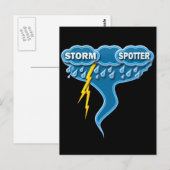 STORM SPOTTER BRIEFKAART (Voorkant / Achterkant)